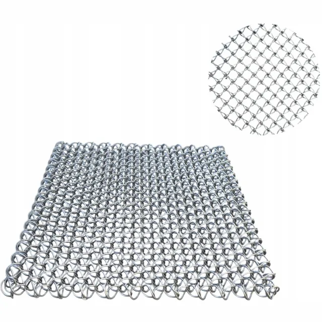 MAAN Metalen Deurmat 35x50cm - Gegalvaniseerd en duurzaam Zilver