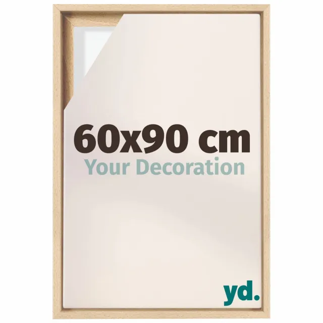 yd. yd, Baklijst 60x90 cm Beuken - Lijst voor Canvasdoek - MDF Lyon