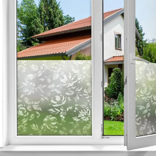 ApexArte® Raamfolie Anti Inkijk - Zelfklevend - Badkamer Wit