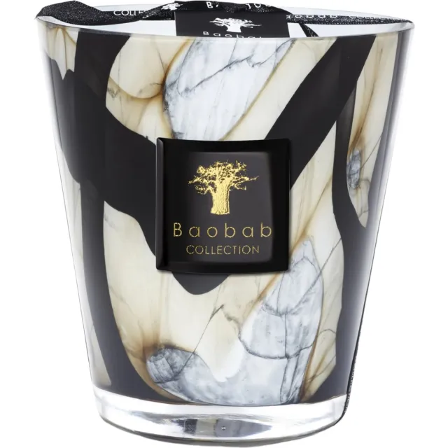 Baobab Collection Stones Marble - Geurkaars - Max 16 Zwart