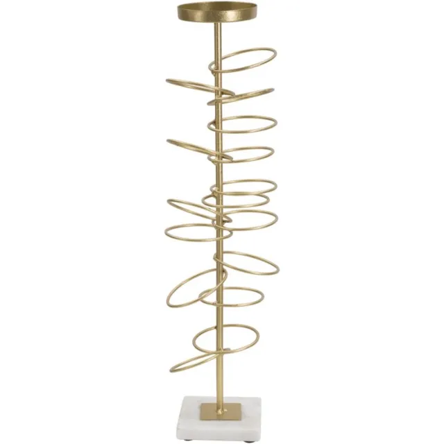 Mauro Ferretti Kandelaar Rings 14×13×50,5 cm Goud