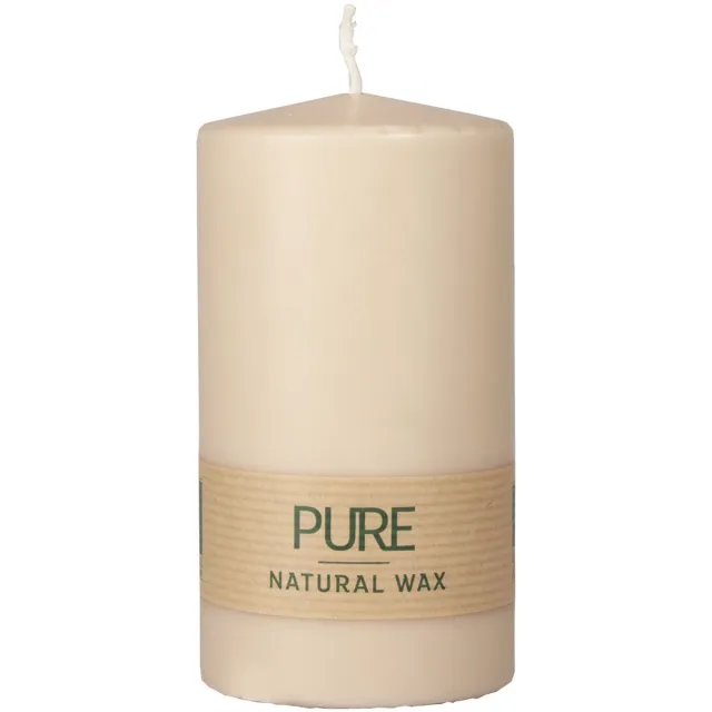 Wenzel Kerzen PURE stompkaars Beige Wenzel kaarsen 130/70mm