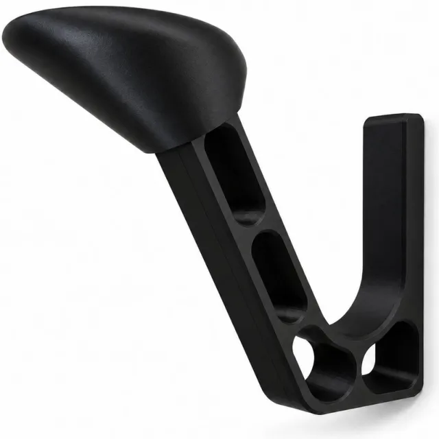 SH Motorhelm- en motorpak wandhouder kleur zwart
