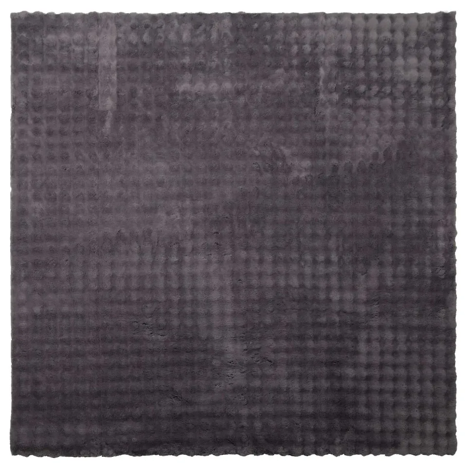 vidaXL Vloerkleden Vierkant SIROLO Antraciet 120 x 120 cm Polyester