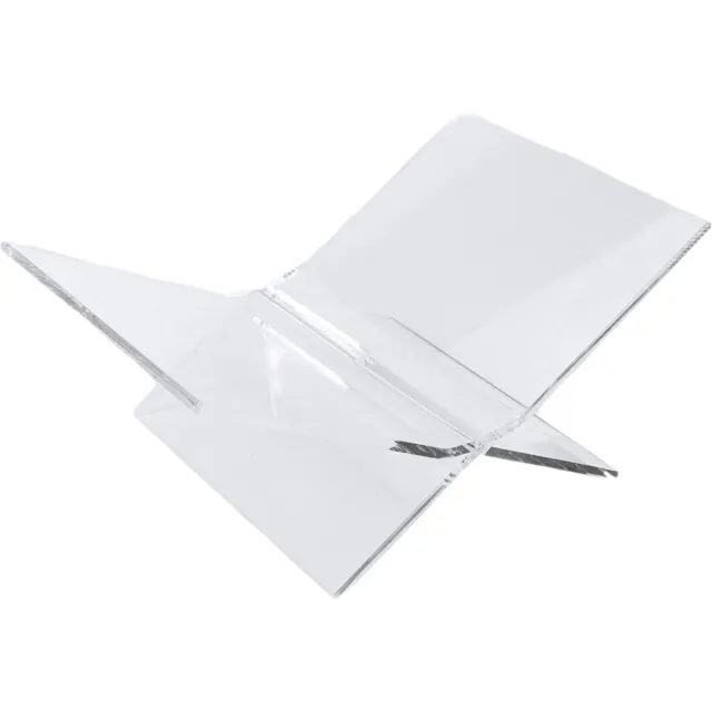 BBFL Boekenstandaard - Acrylglas Boekenhouder - Transparant - 36x24cm - Modern Design - Boekensteun - Bookstand - Book Holder