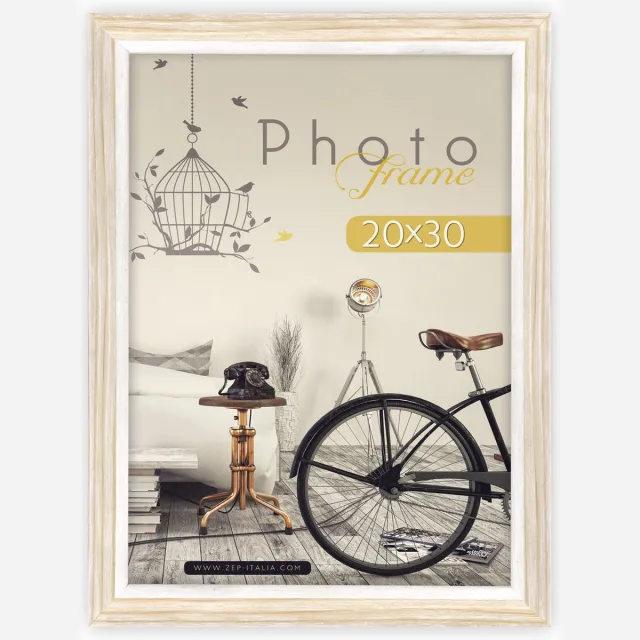 Zep Kunststof Fotolijst Corby Bruin voor foto 13x18 - RL57N