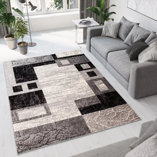 Tapiso Dream Vloerkleed Grijs Woonkamer Modern Laagpolig Tapijt Maat- 250x350 Grijs 19