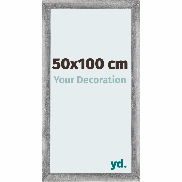 yd. Your Decoration - Fotolijst 50x100 cm - MDF - Grijs Geveegd - Mura