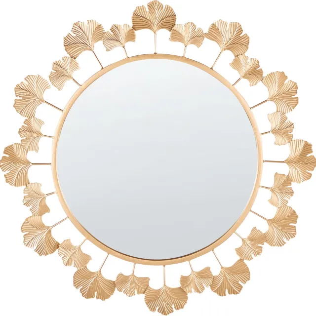 Beliani CODOLET - Wandspiegel - Goud - Metaal