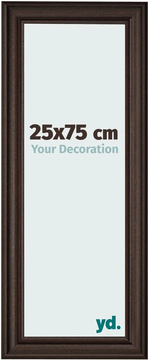yd. Your Decoration - Fotolijst 25x75 cm - MDF - Eiken Donker - Lazio