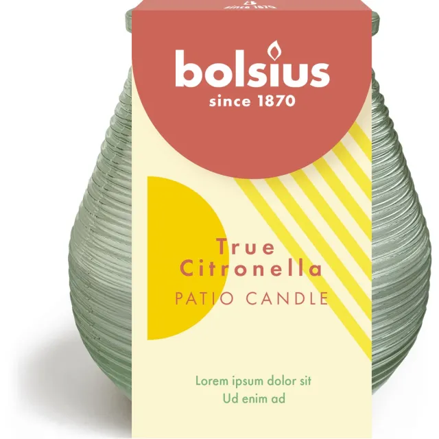 Bolsius Patiolicht Citronella groen