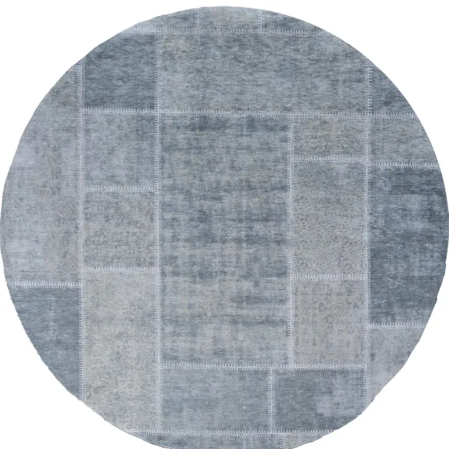 Veer Carpets Karpet Mijnen Rond Donker Groen 06 - ø120 cm