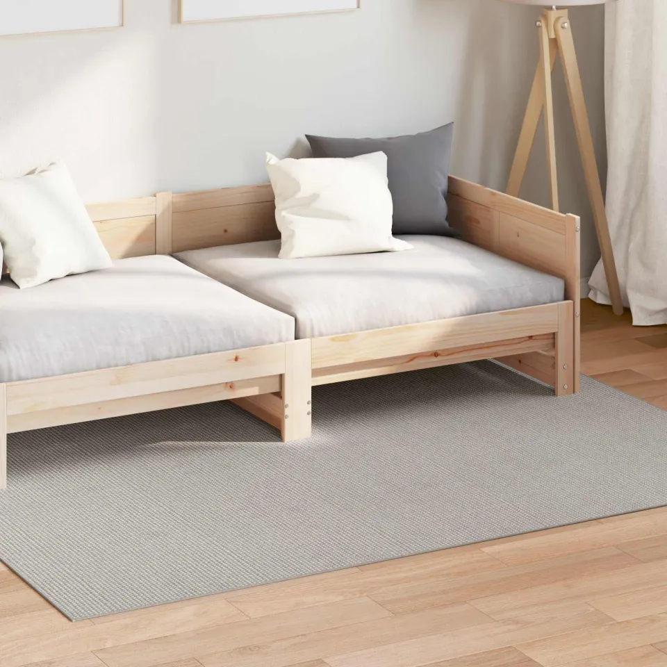 vidaXL Binnen kleed LUGO Crème en Grijs 120 x 170 cm Polyester, foto 3