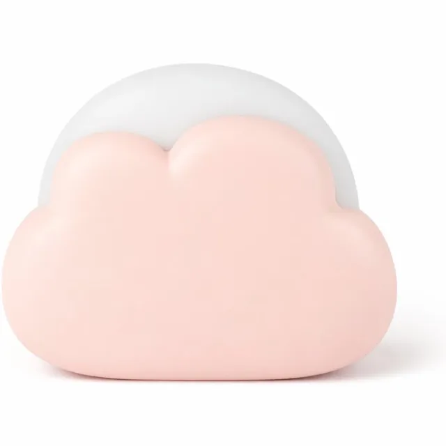 Vintag Nachtlamp - Wolk - Roze - Oplaadbaar - 3 Standen