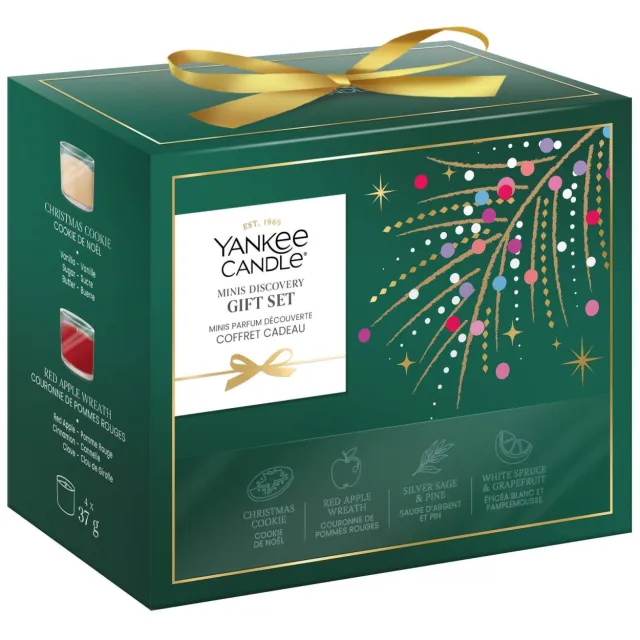 Yankee Candle geurkaars giftset - rood/crème