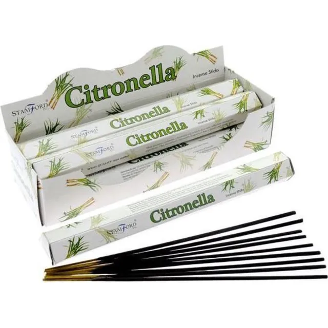 Stamford 37120 Stamford Premium Hex Wierook Stokjes - Citronella Multi