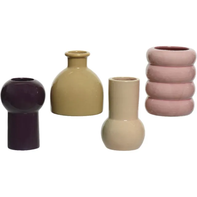 Decoris Vaas porselein B8-H12cm verschillende