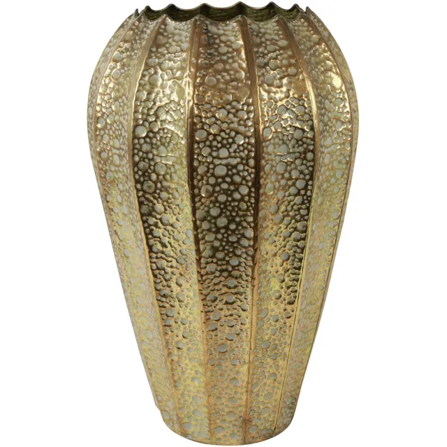 countryfields Vaas axel metaal ro 31x31x51cm gd Goud