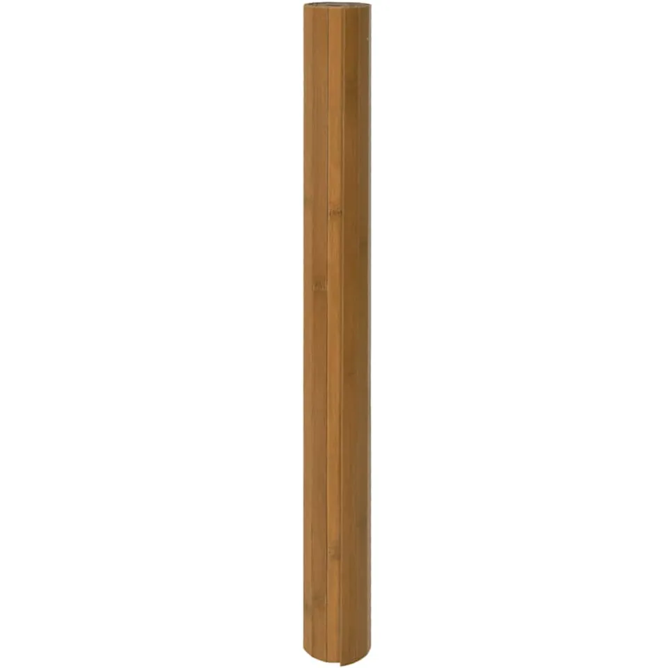 vidaXL Vloerkleed rechthoekig 60x300 cm bamboe bruin