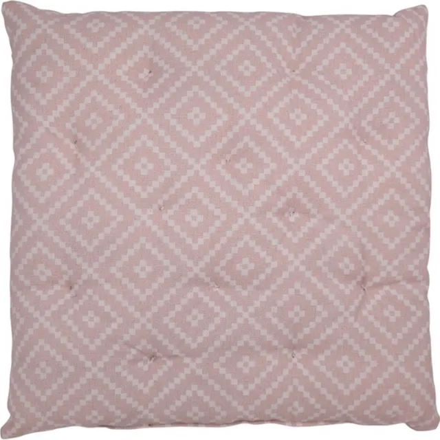 Linen & More Dotted Ethnic Soft Roze Mattress | 40 X 40 | Sierkussen Voor Woonkamer Of Slaapkamer
