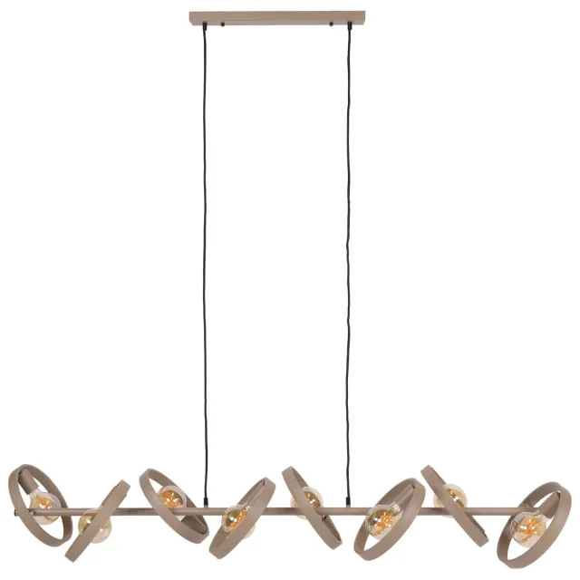 Nest of Nora Hanglamp Envi 8-lichts - Industrieel design - Beige