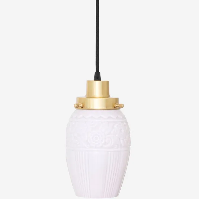 Coloured by Art Hanglamp aan snoer Flower Yard Blush 20's Messing - Art Deco Trade Zachtroze