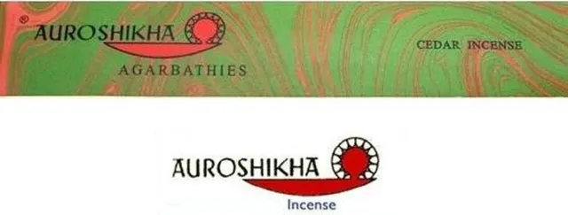 Auroshikha Wierookstokjes Auroshikha, Cedar, 30 sticks Groen