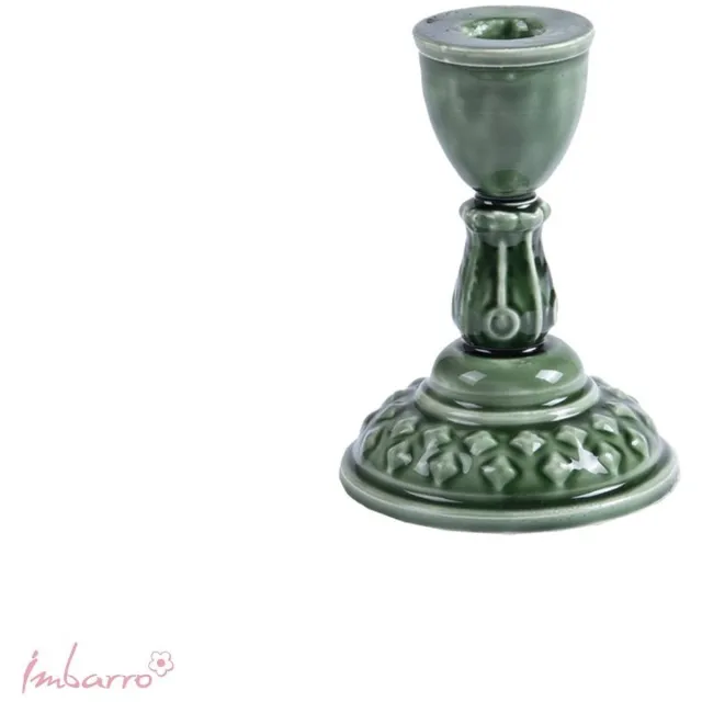 Imbarro Kandelaar – Kaarsenhouder – Lina – Groen – Metaal – 10.5x15cm