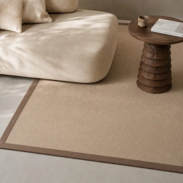 DÉJA Living Vloerkleed 160x230cm - Laagpolig Beige Polypropyleen - Meribel
