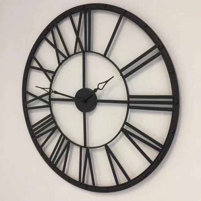 Atmosphera Vintage Klok - 70 cm - Zwart