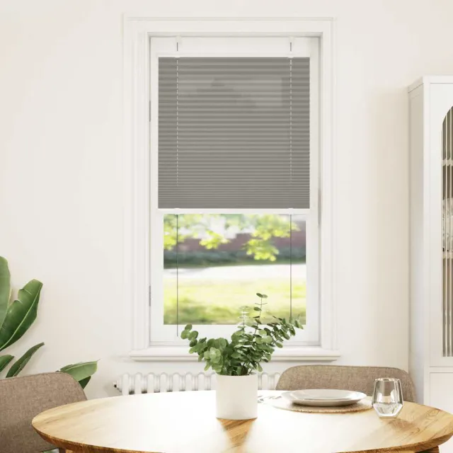 vidaXL Plissé rolgordijn 60x150 cm stofbreedte 59,4 cm antraciet Anthraciet