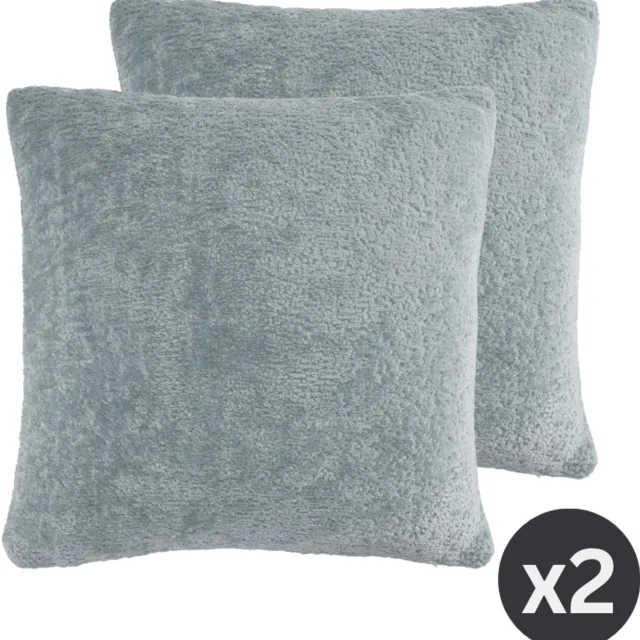Tiseco Kussen (gevuld) JULIE - Afneembare hoes - 45x45 cm, lichtblauw BLUE