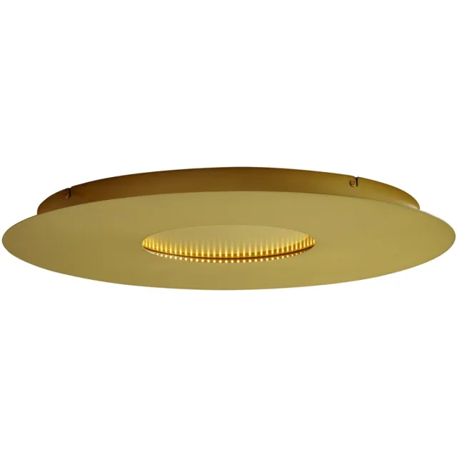 QAZQA morning - Moderne LED Plafondlamp - 1 lichts - Ø 60 cm - Goud - Woonkamer | Slaapkamer | Keuken Goud LED