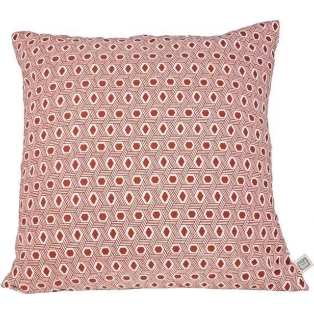 Fairforward FT 020889 Kussenhoes 'Graphic' 45x45cm R Rood