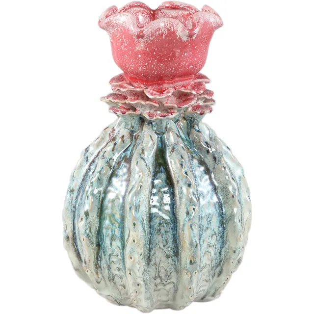 PTMD Vaas Tegain - Groen - 21x21x33cm