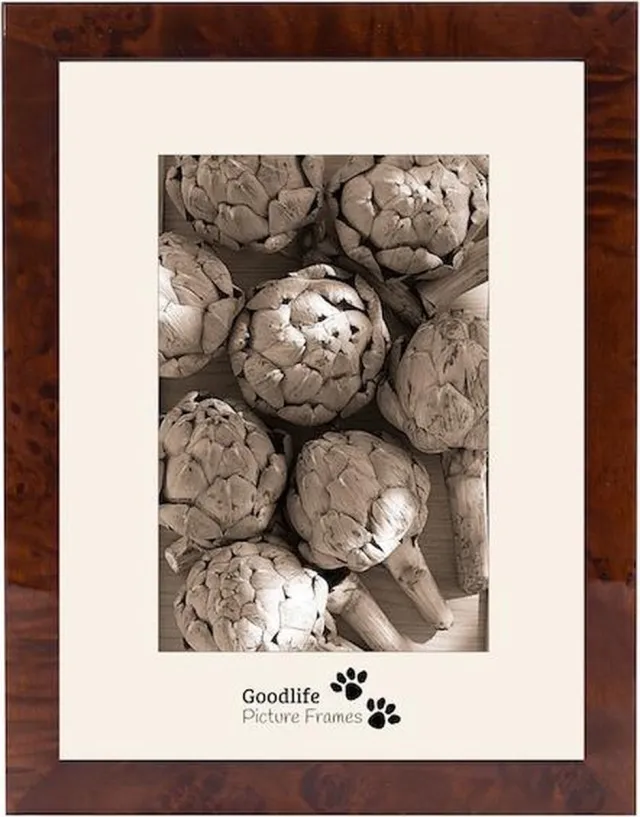 Goodlife Picture Frames Houten Fotolijst Gemeleerd Bruin 20x28 cm DHT-904
