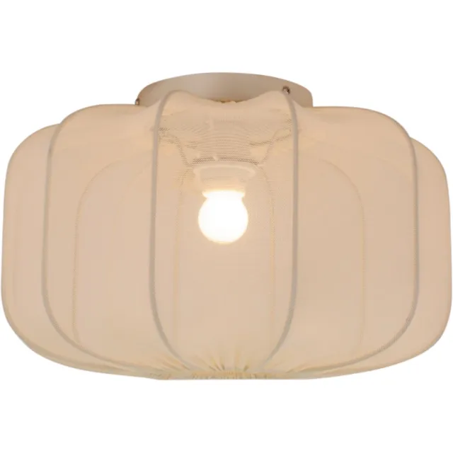 Chericoni Ligthing Chericoni Lecce Plafondlamp - 1-lichts - Ø40 cm - Creme - Sisal