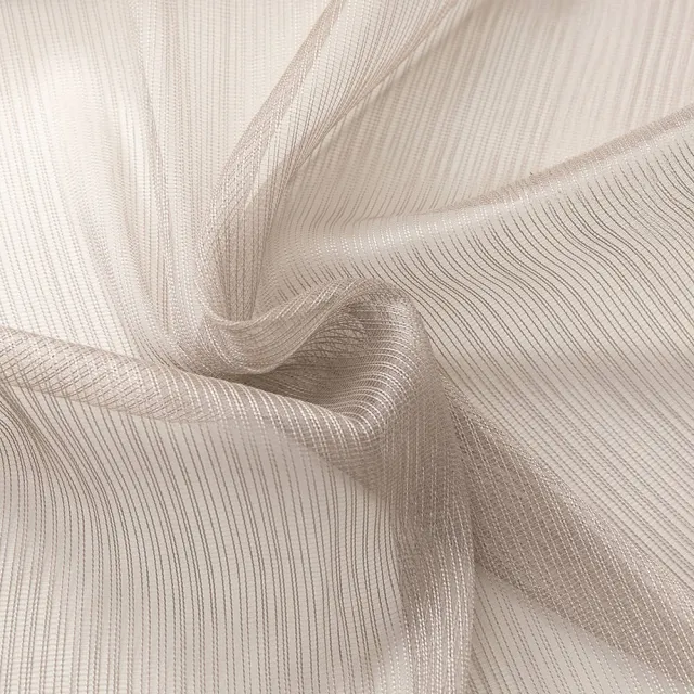 NOUS Living Vitrage gordijn kant en klaar (300 x 315 cm)* licht taupe