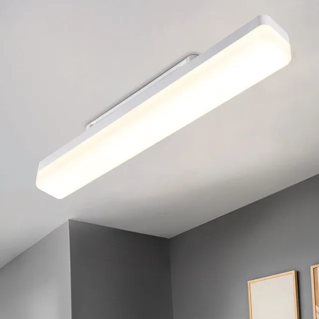 NETTLIFE LED Plafondlamp - wit - 4000K neutraal wit - moderne daglichtlamp 40*5*4.5CM - 18W rechthoekig keukenlamp - voor keuken | woonkamer | slaapkamer | eetkamer balkon | hal | garage | kelder