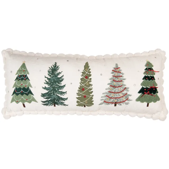 Clayre & Eef Sierkussen 74x30x4 cm Beige Polyester