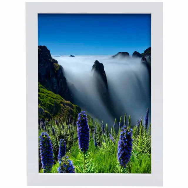 HoliDom Witte Fotolijst 15x21 cm - Staander & Hangend - MDF White