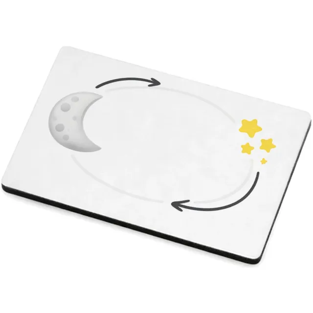 Mr Cadeautjes MDF magnetische fotolijst 7,5 x 5 - design Een liefdevolle boodschap in dezelfde compacte, persoonlijke | cadeau Wit