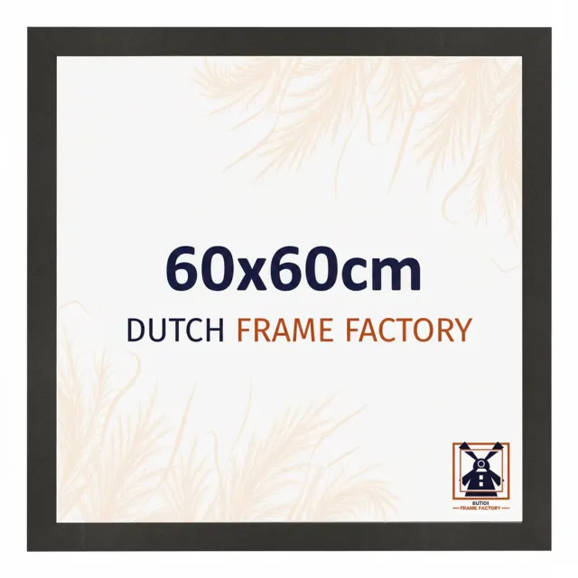 Dutch Frame Factory Fotolijst 60x60 cm - MDF - Zwart Mat - Benno