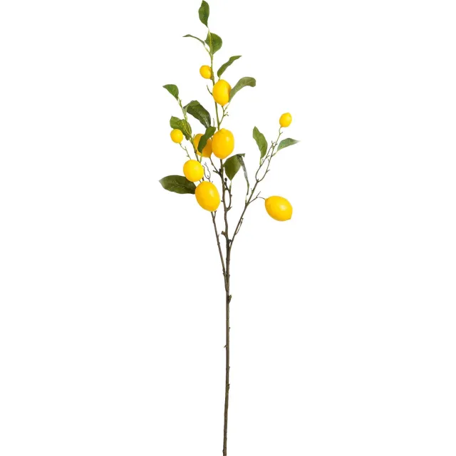 Mica Decorations citroen kunsttak (104 cm hoog) Geel