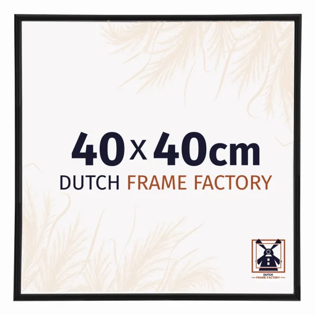 Dutch Frame Factory Fotolijst 40x40 cm - Kunststof - Zwart Mat - Angers