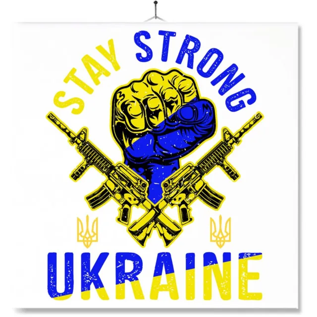 MC Living Tegel Met Opdruk | Oekraine | Stay strong Ukraine Ontwerp 2