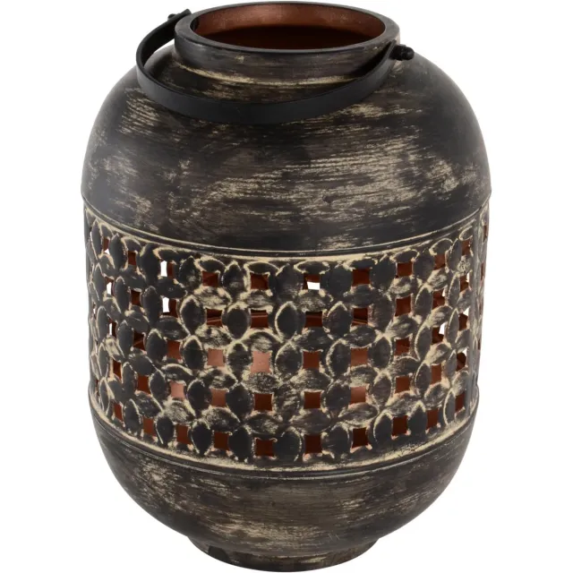 ikklus Lesli Living Lantaarn Massive copper 22x30cm koper