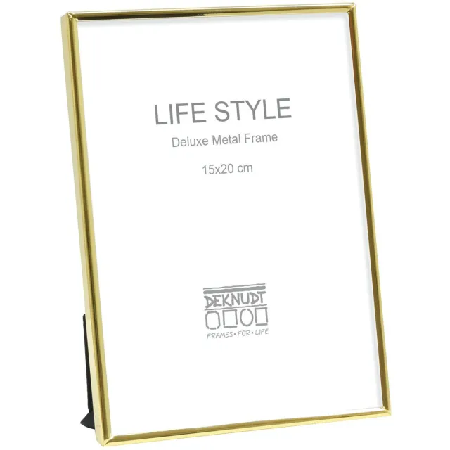 Deknudt Frames fotolijst S58MS3 - goud - metaal - 15x20 cm