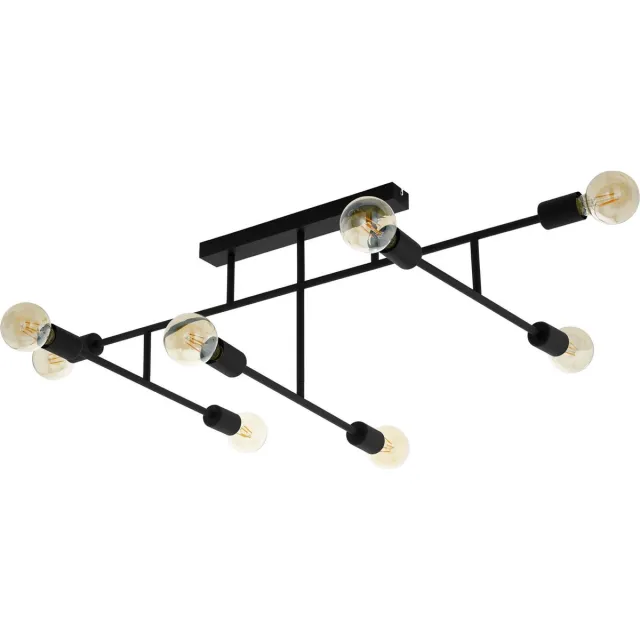 EGLO Belsiana Plafondlamp - E27 - 118 cm - Zwart