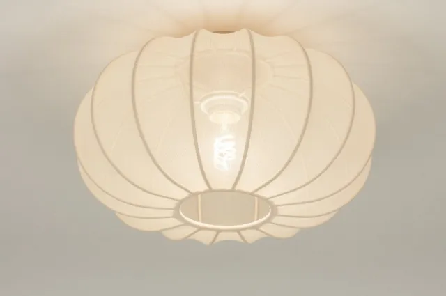 Lumidora Plafondlamp 74685 - Plafonniere - TACK - E27 - Beige - Creme - Zand - Textiel - ⌀ 38 cm